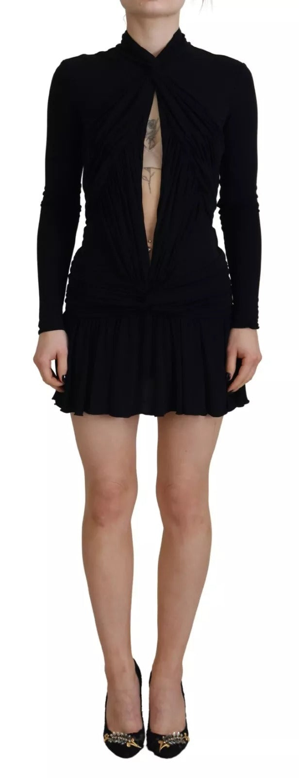 Dsquared² Black Midi Dress for Women