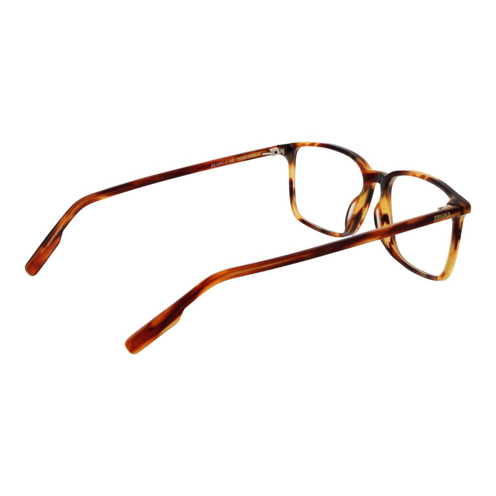 Ermenegildo Zegna Brown Glasses Frames Unisex detail view