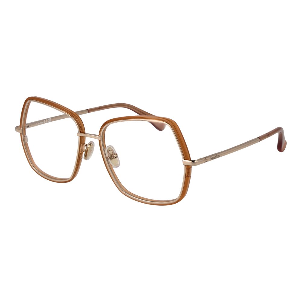 Max Mara Gold Glasses Frames for Women