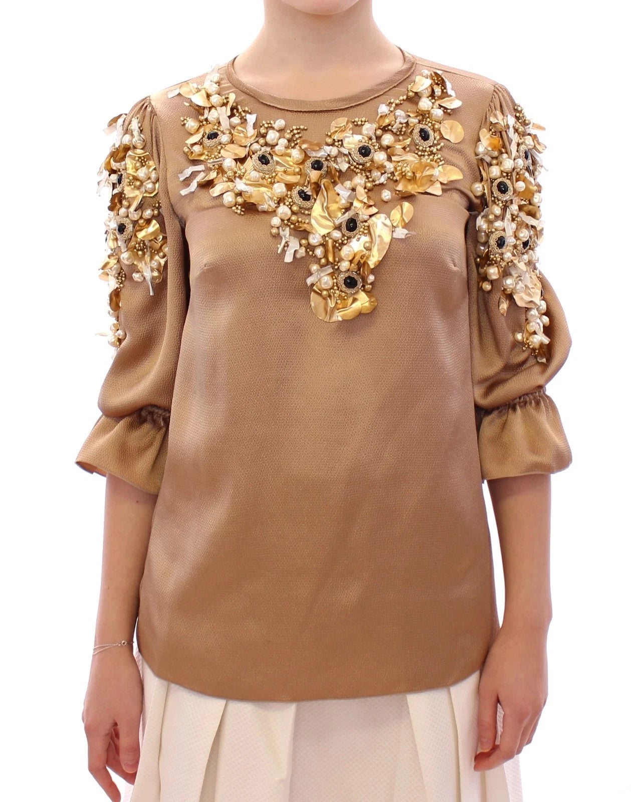 Dolce & Gabbana Gold Blouse for Women alternate view