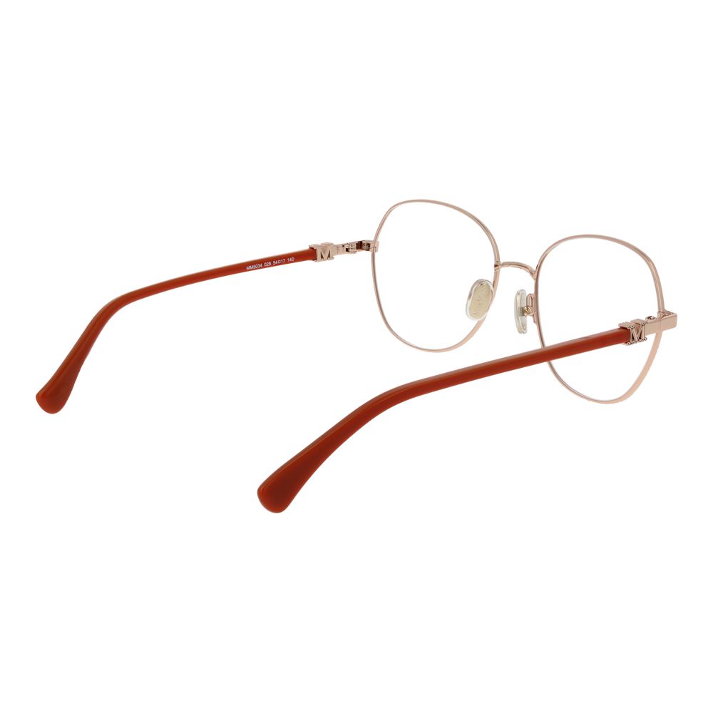 Max Mara Gold Glasses Frames for Women detail view
