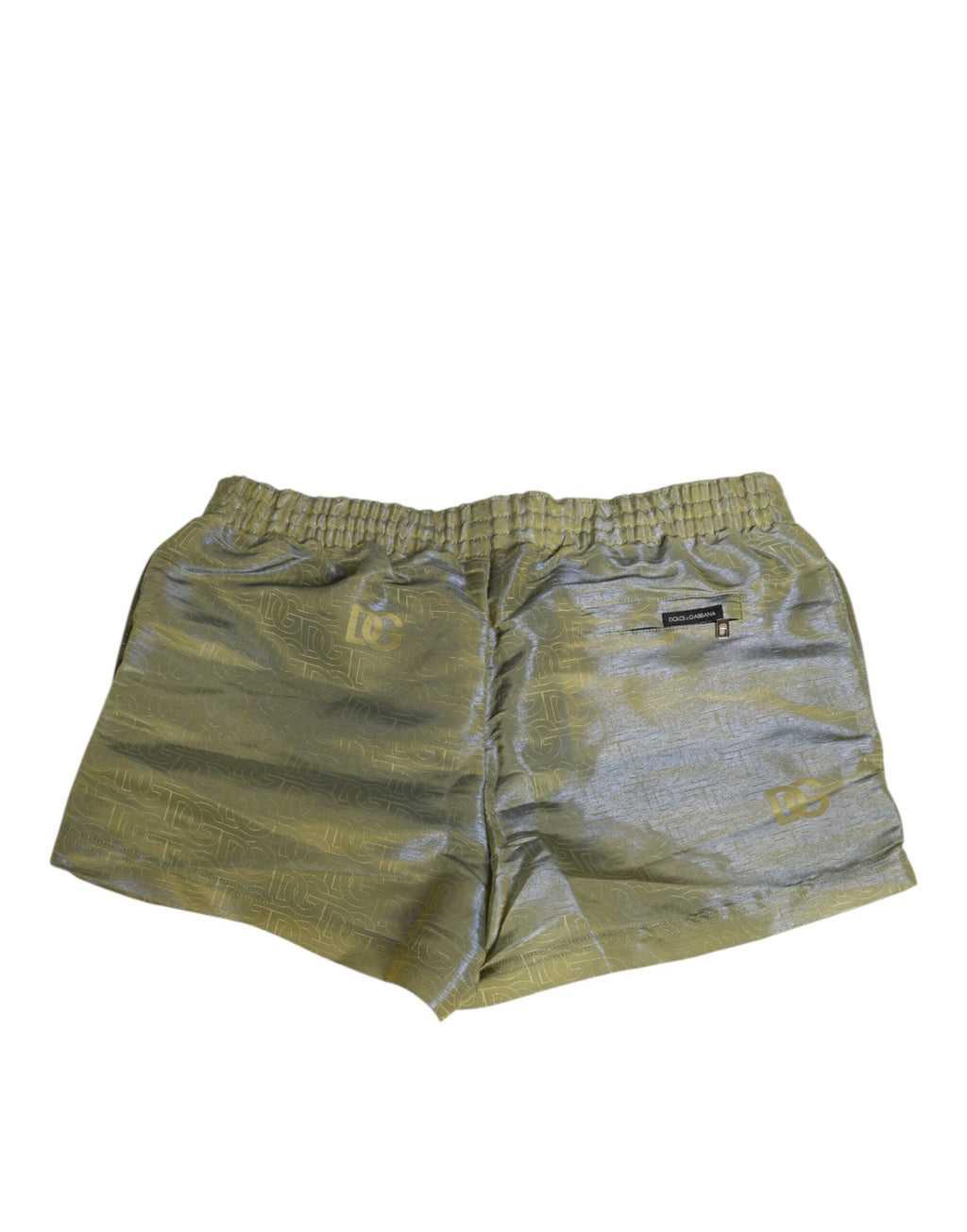 Dolce & Gabbana Green Swim Shorts for Men additional view