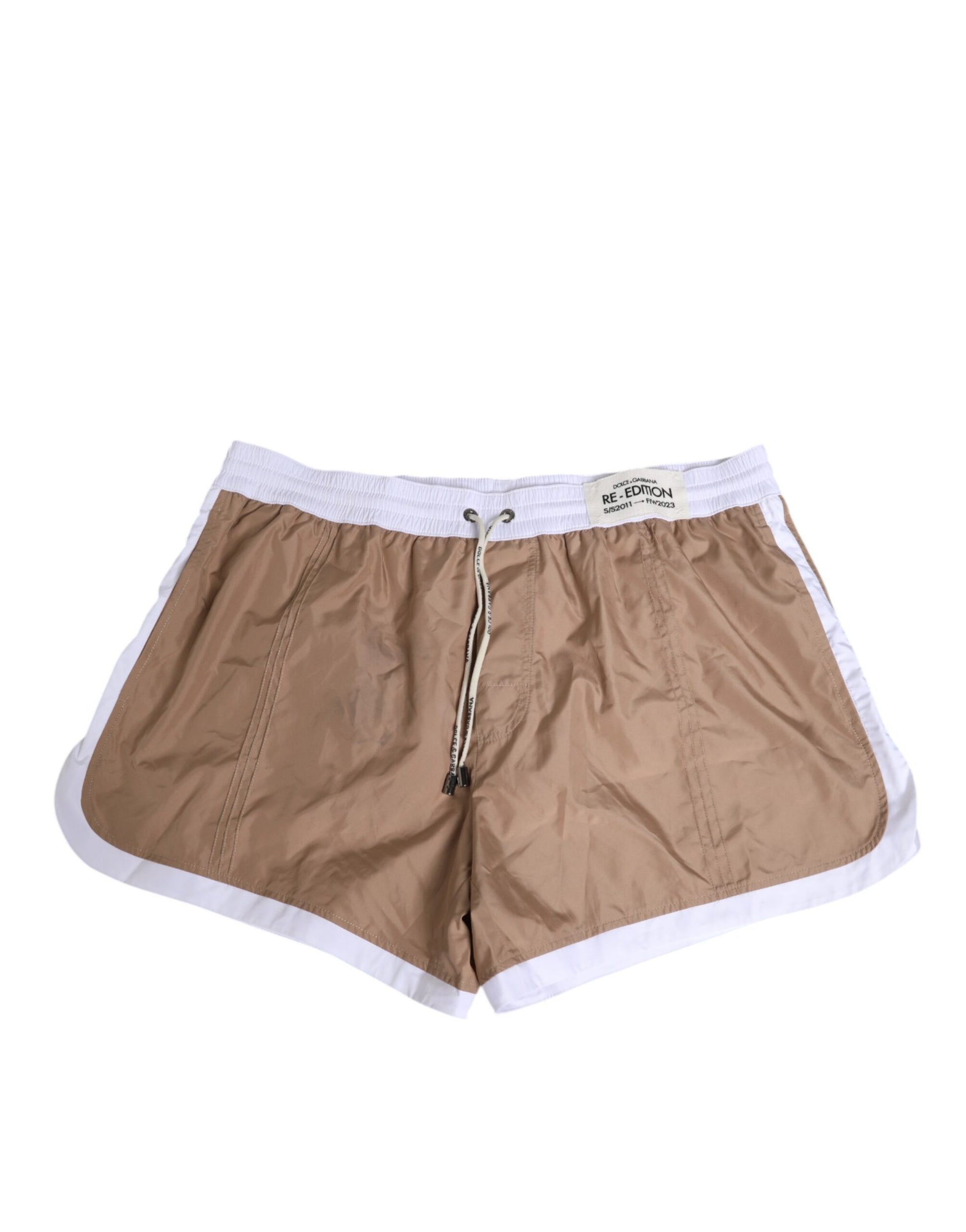 Dolce & Gabbana Brown Swim Shorts for Men alternate view