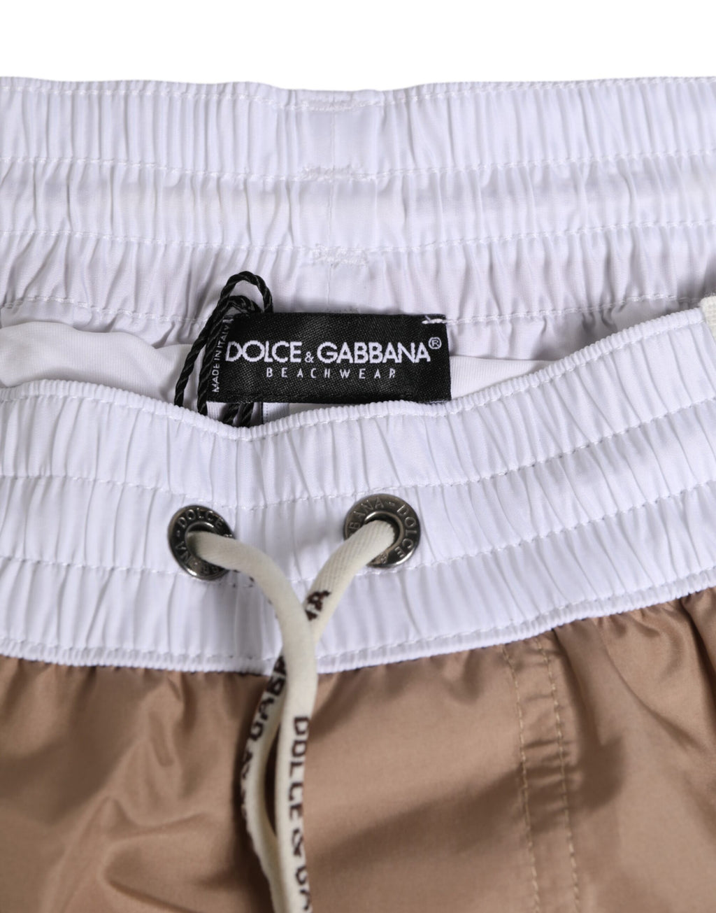 Dolce & Gabbana Brown Swim Shorts for Men side view