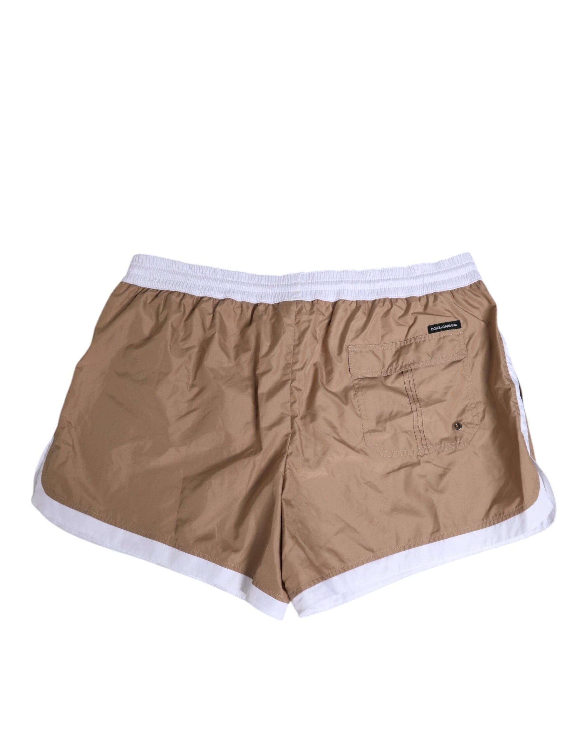 Dolce & Gabbana Brown Swim Shorts for Men additional view