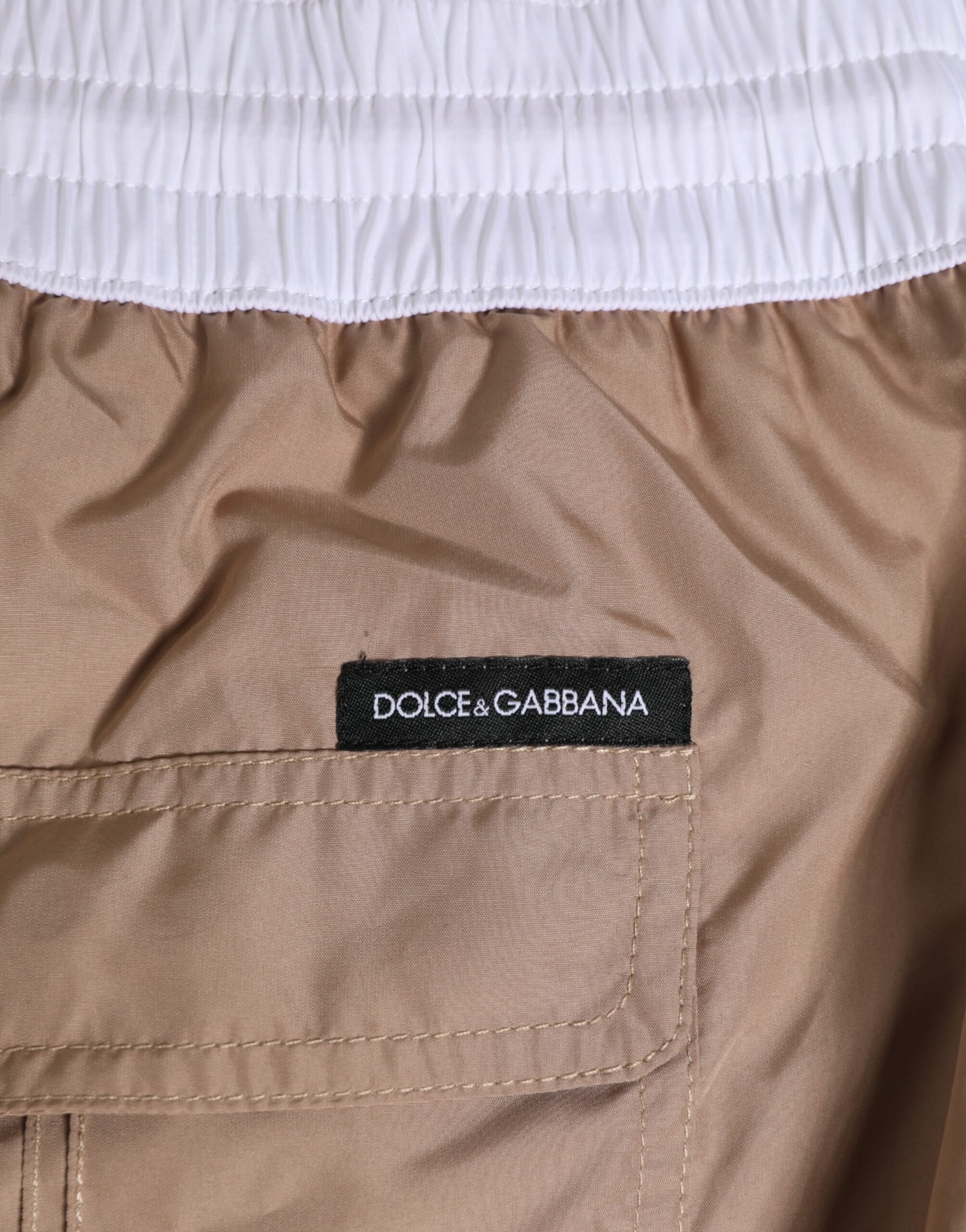 Dolce & Gabbana Brown Swim Shorts for Men additional view