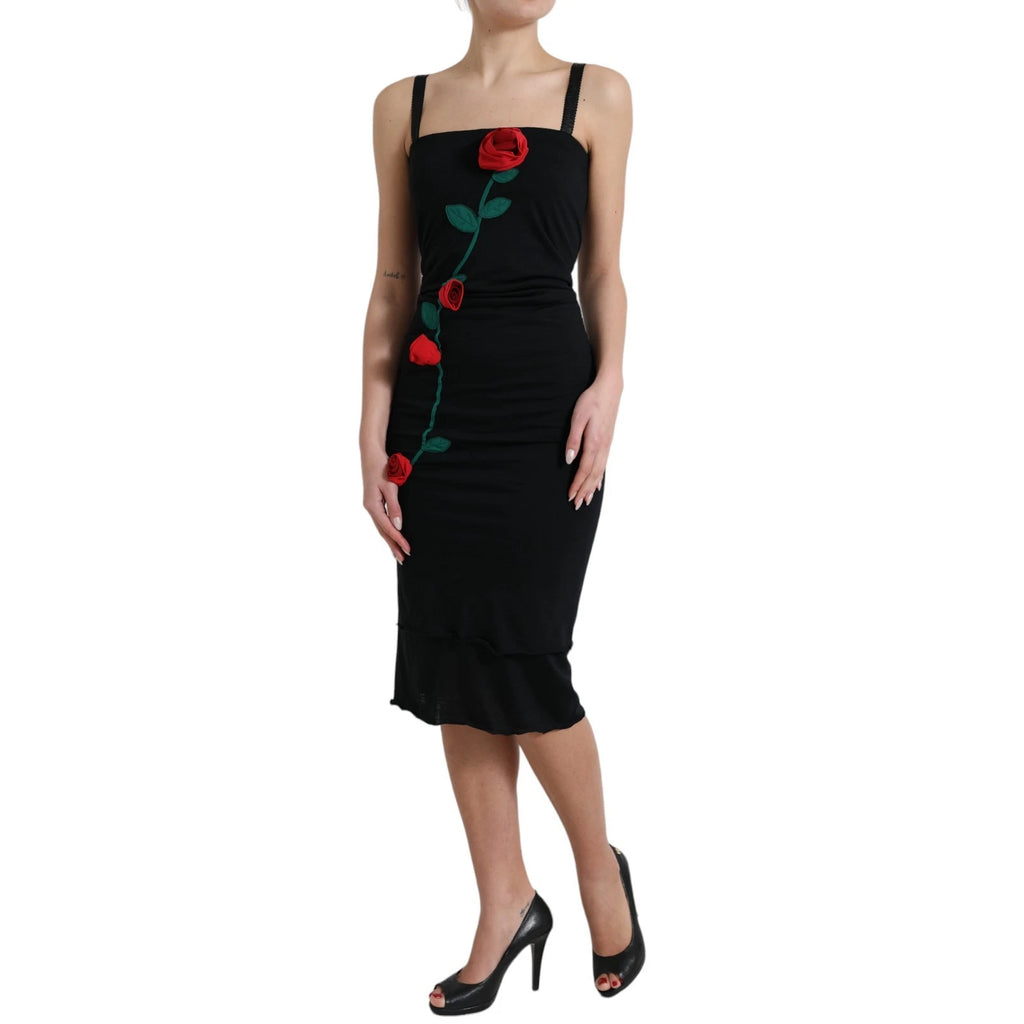 Dolce & Gabbana Black Casual Dress for Women detail view