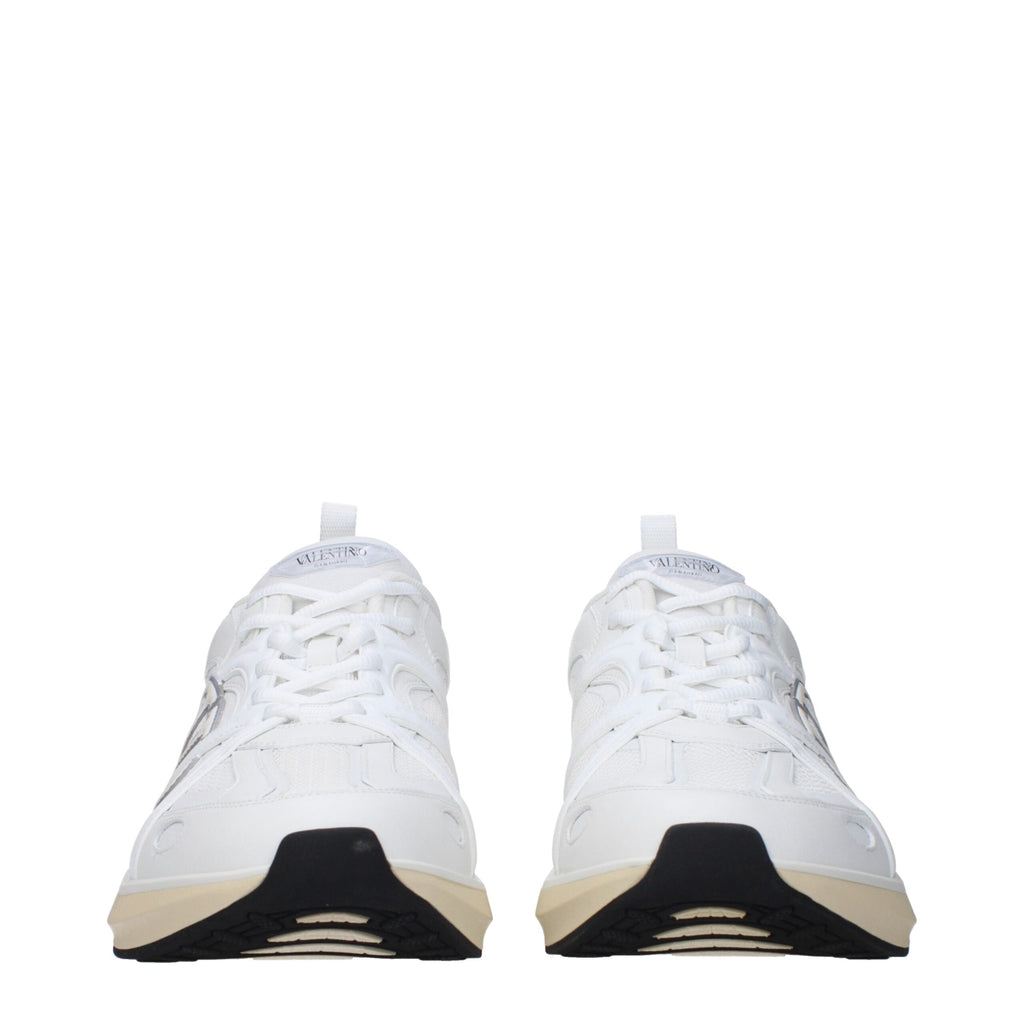 Valentino Garavani White Athletic Sneakers for Men detail view