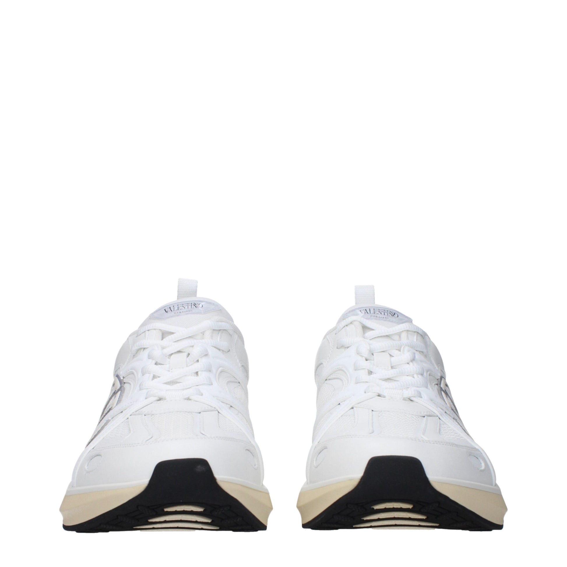 Valentino Garavani White Athletic Sneakers for Men detail view