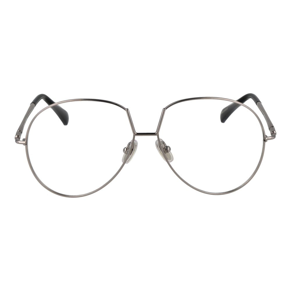 Lunettes (montures) en métal argenté Max Mara