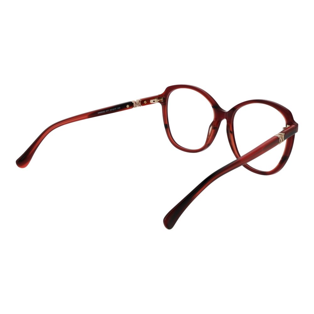 Lunettes (montures) en plastique bordeaux Max Mara