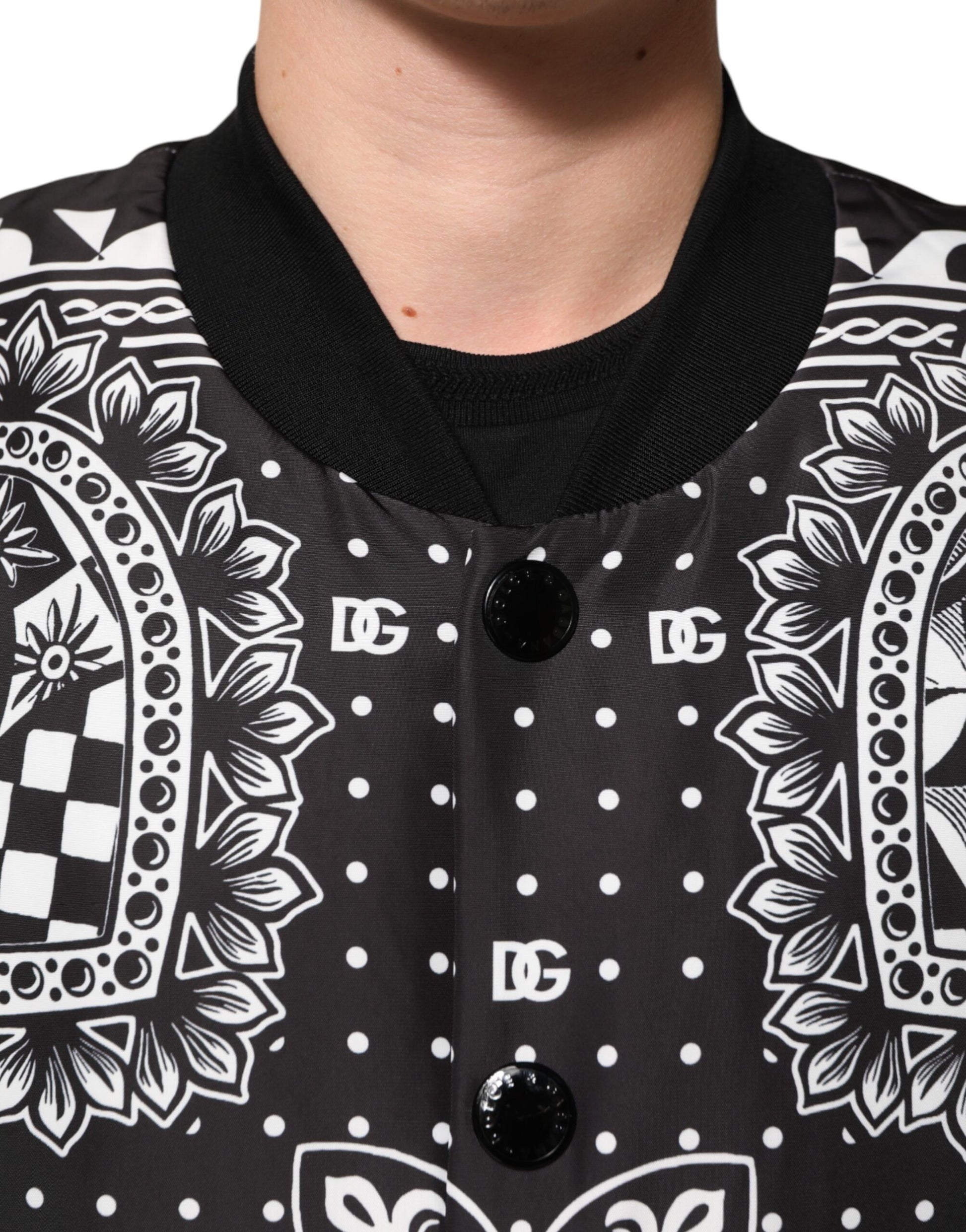 Dolce & Gabbana Black Bomber for Men additional view