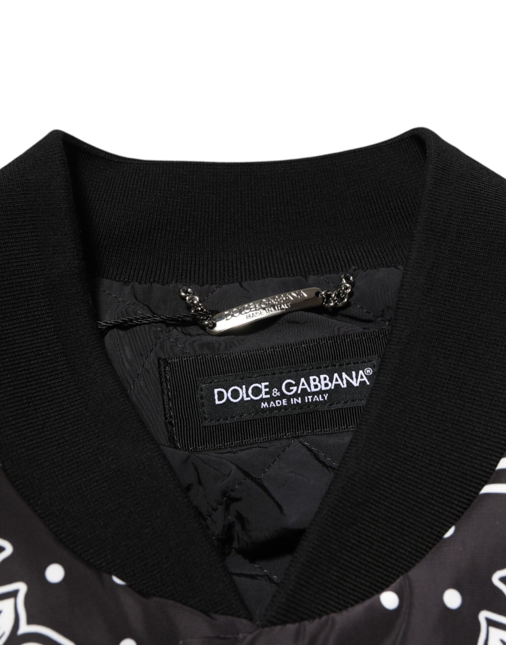 Dolce & Gabbana Black Bomber for Men additional view