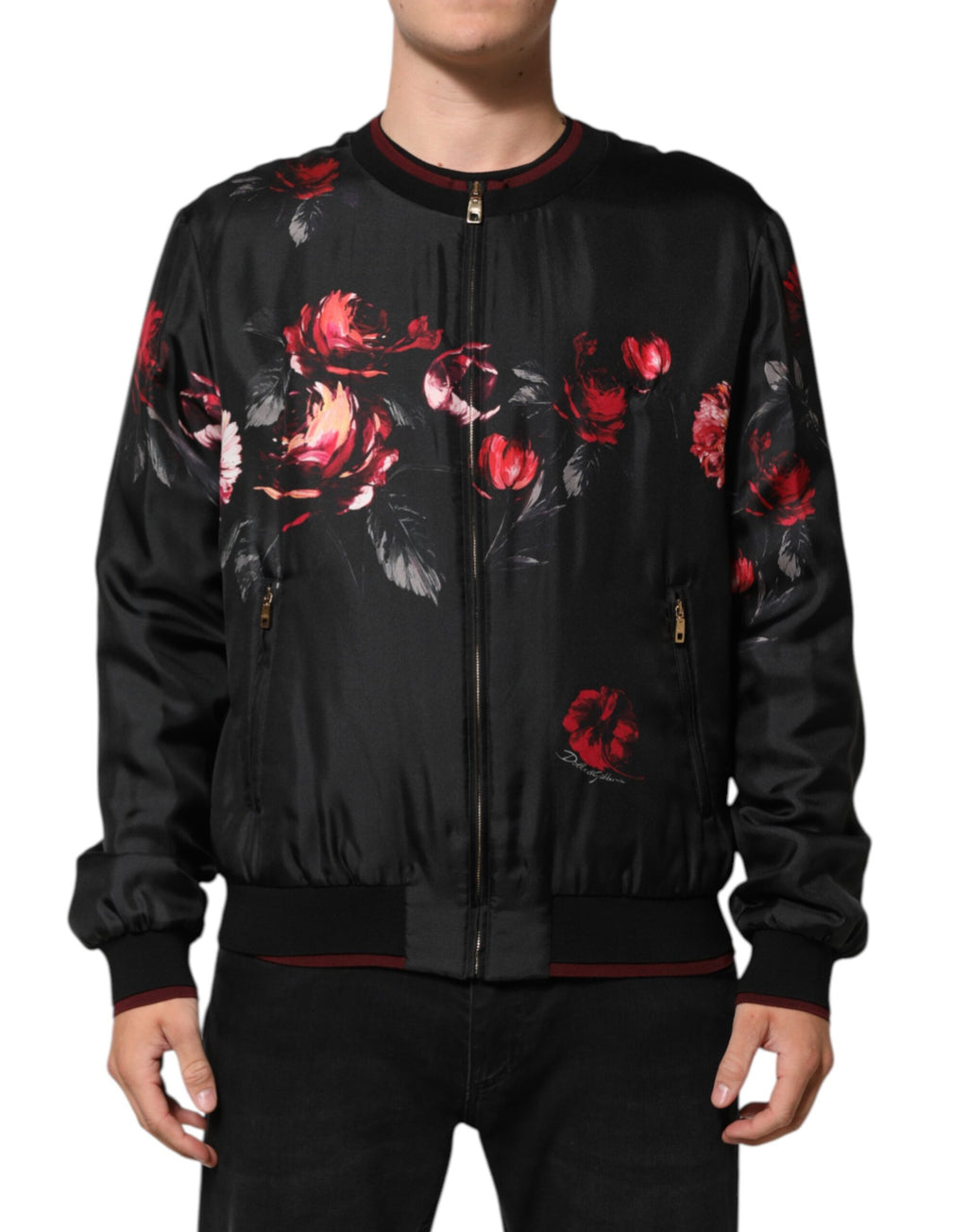 Dolce & Gabbana Black Bomber for Men