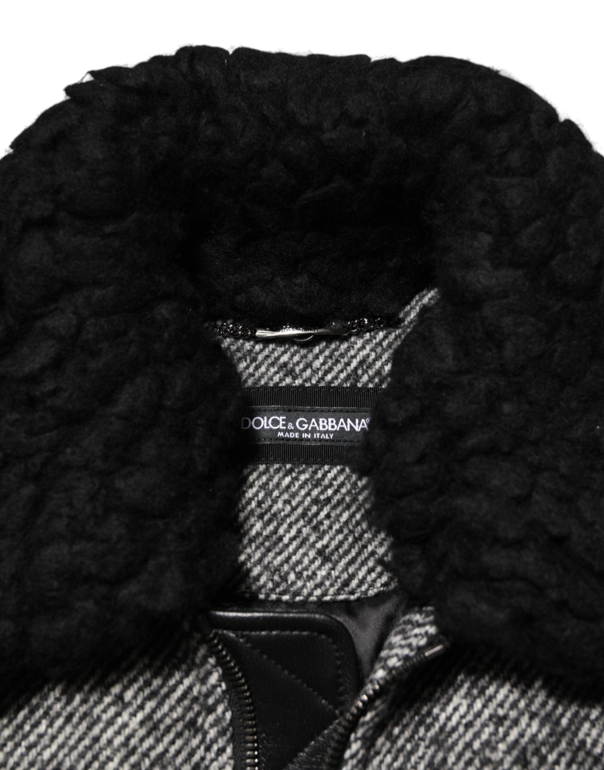 Dolce & Gabbana Grey Bomber for Men additional view