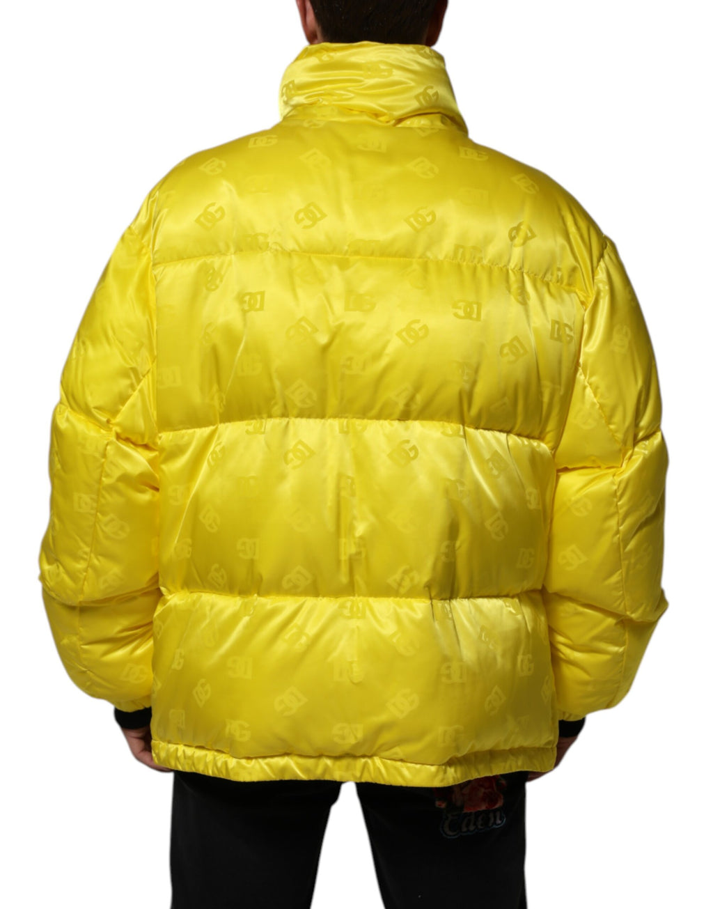 Dolce & Gabbana Yellow Bomber for Men side view