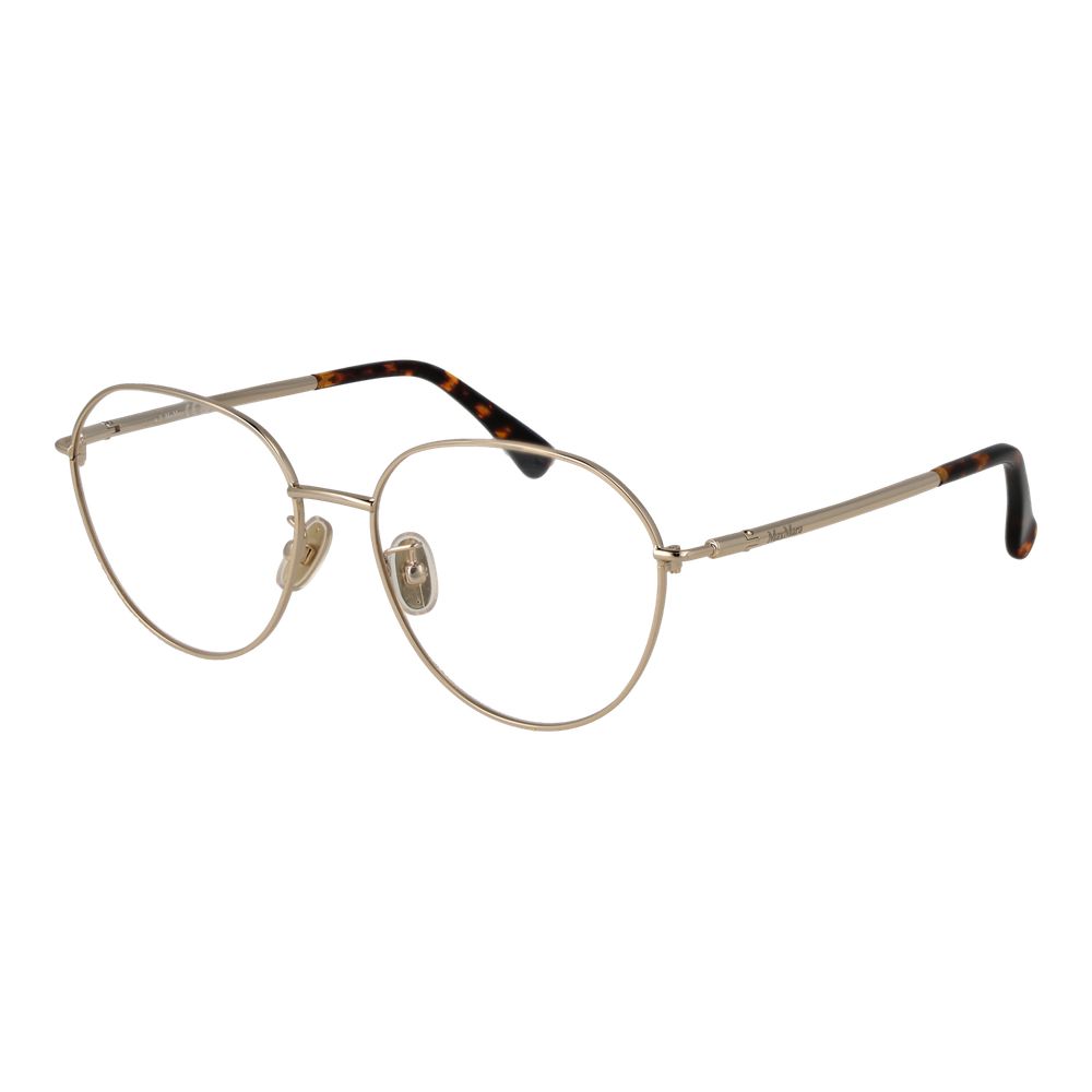 Max Mara Gold Glasses Frames for Women