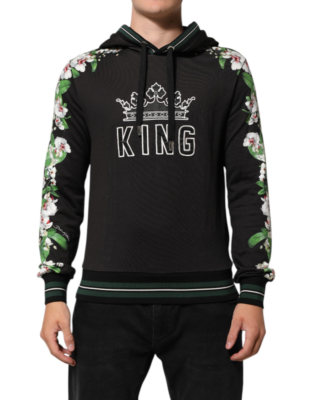 Dolce & Gabbana Black Hoodie for Men alternate view