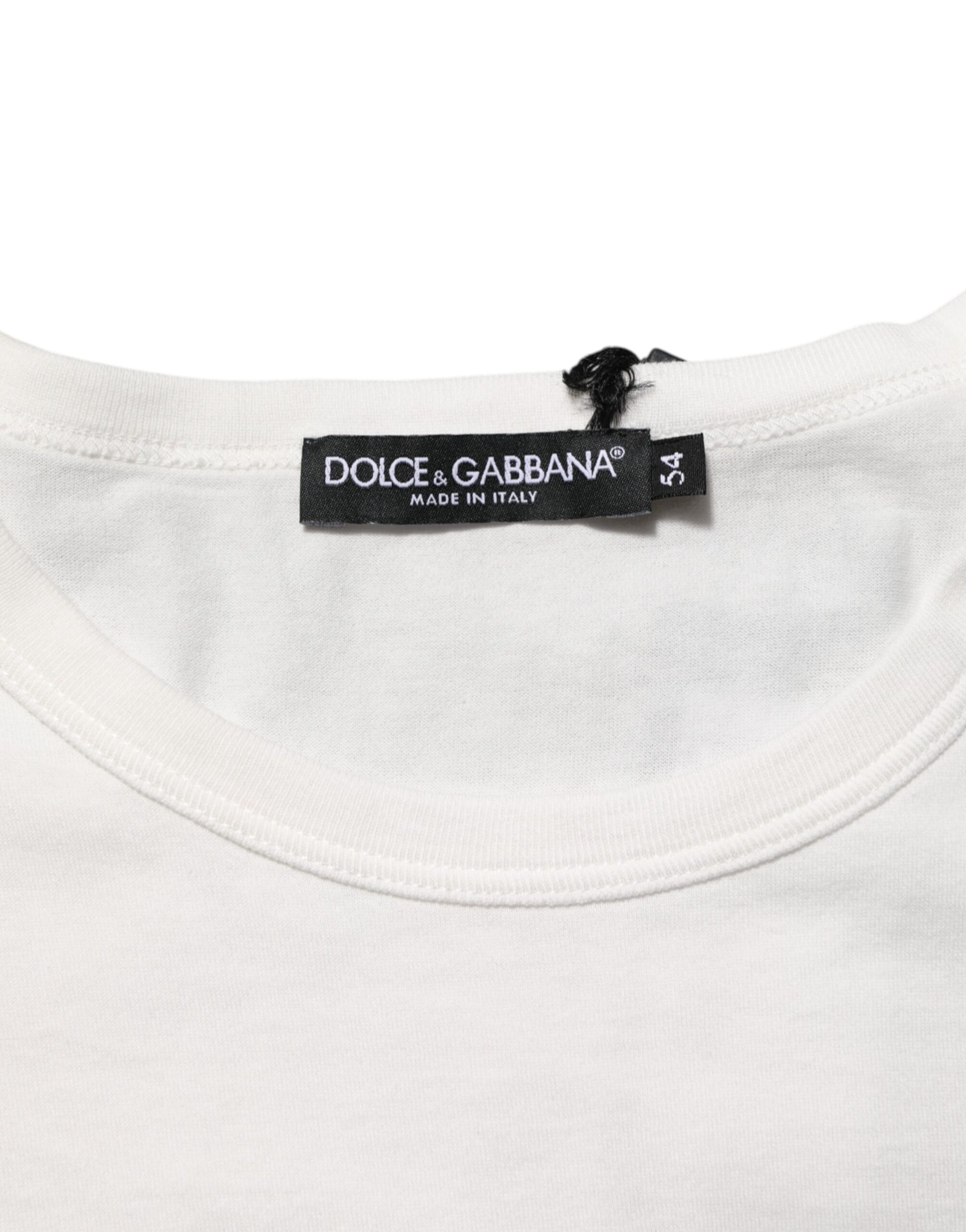 Dolce & Gabbana White Short-Sleeve Shirt for Men additional view