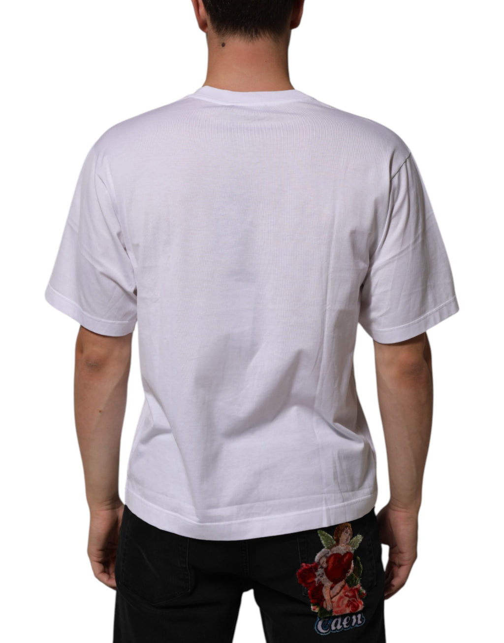 Dolce & Gabbana White Shortsleeve for Men side view