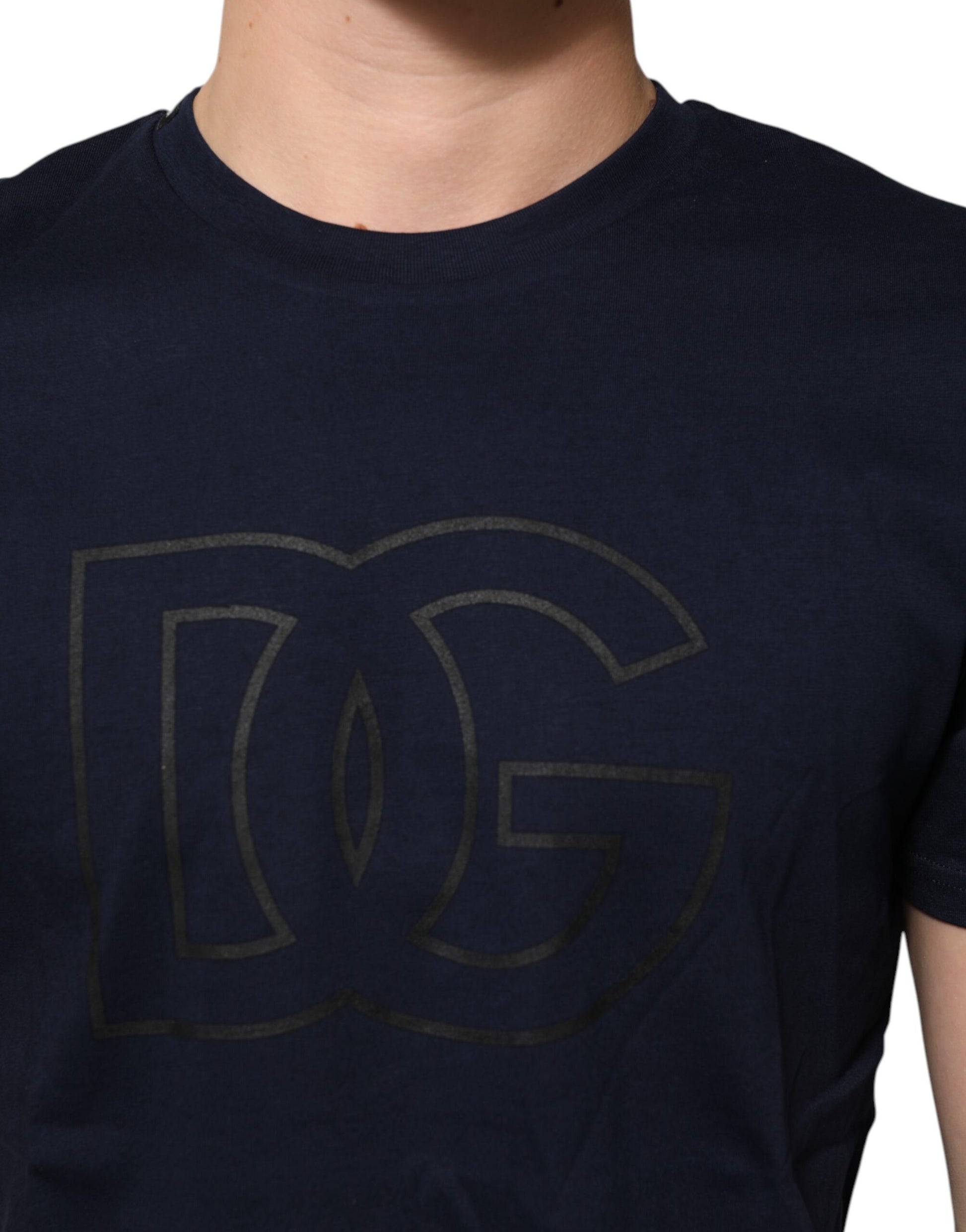 Dolce & Gabbana Blue Short-Sleeve Shirt for Men additional view