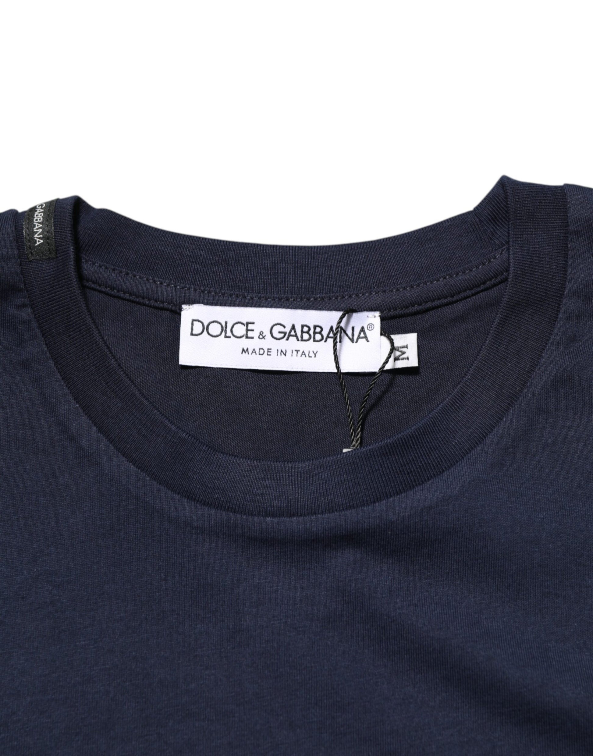 Dolce & Gabbana Blue Short-Sleeve Shirt for Men additional view