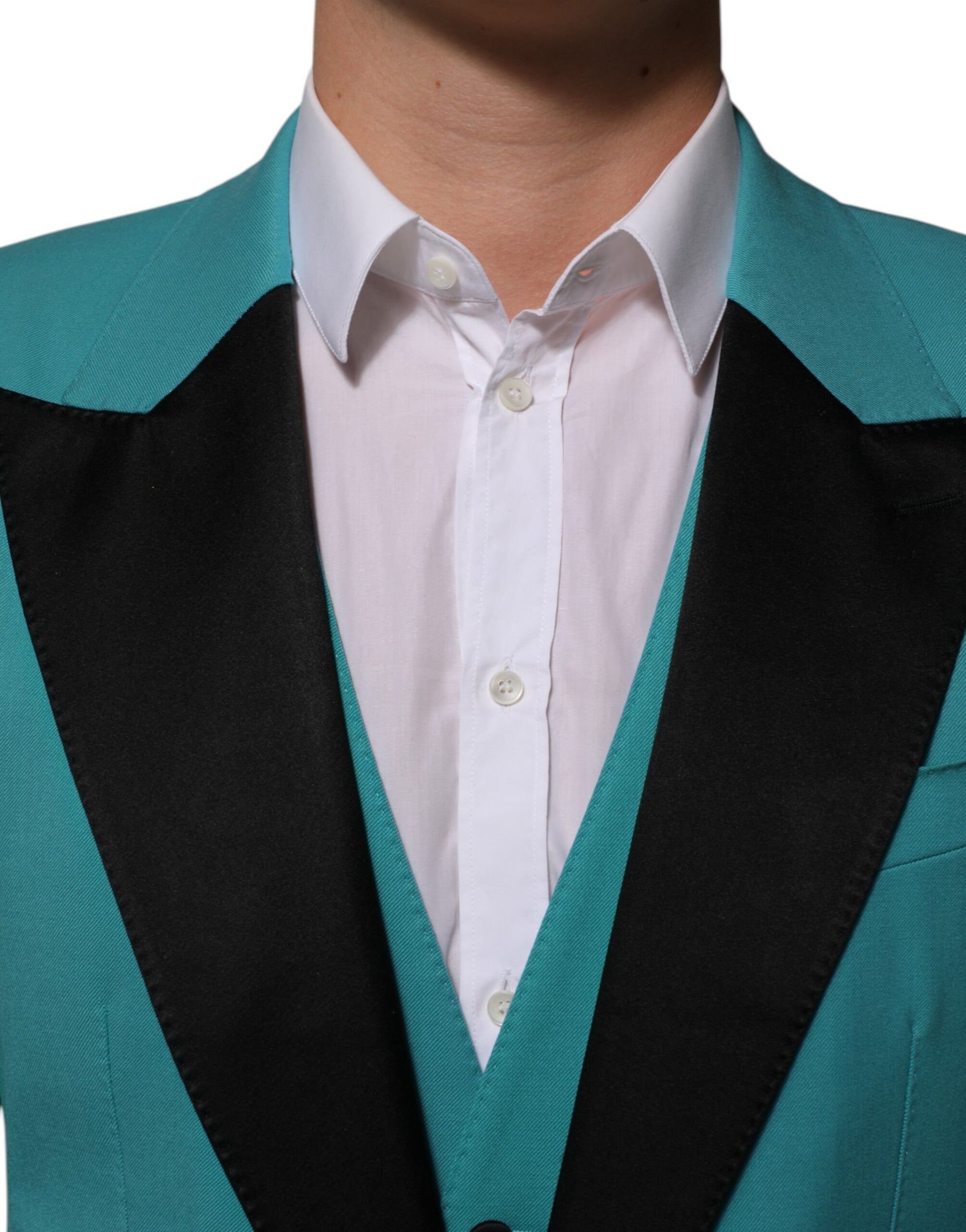 Dolce & Gabbana Green Three Piece Suits for Men additional view