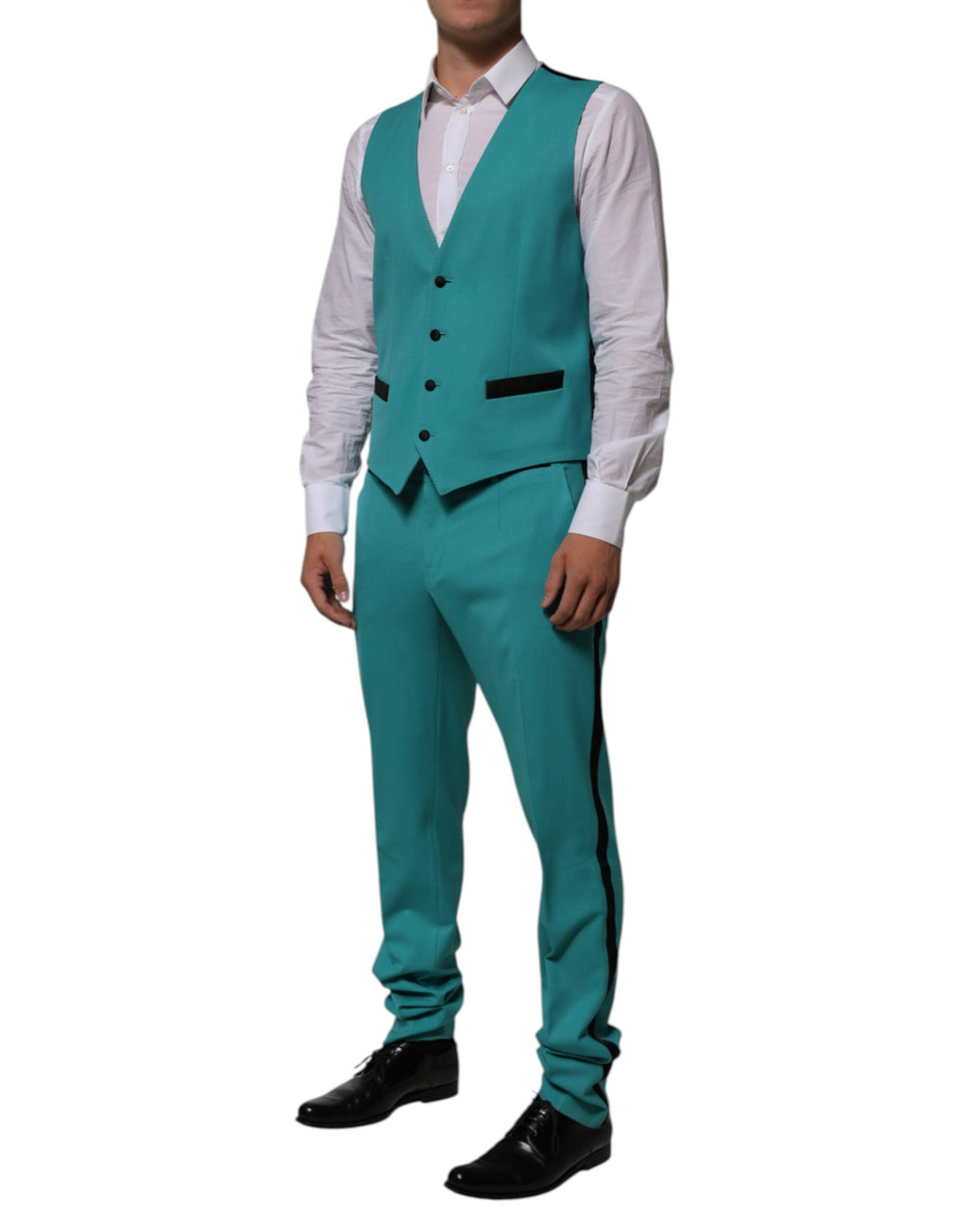 Dolce & Gabbana Green Three Piece Suits for Men additional view