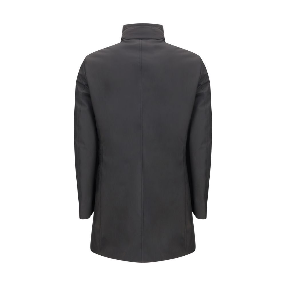MooRER Black Polyester Coat