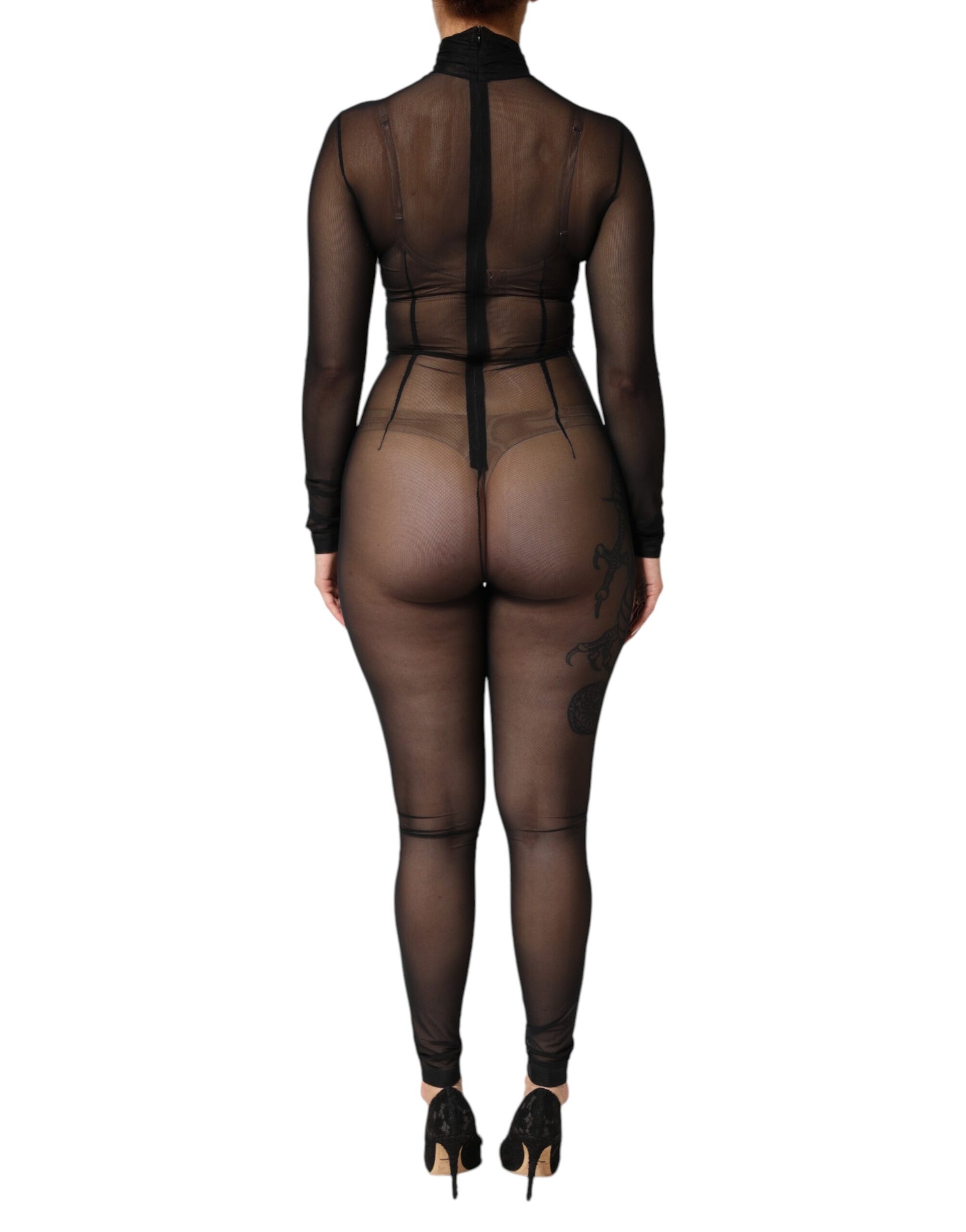 Dolce & Gabbana Black Jumpsuits for Women side view