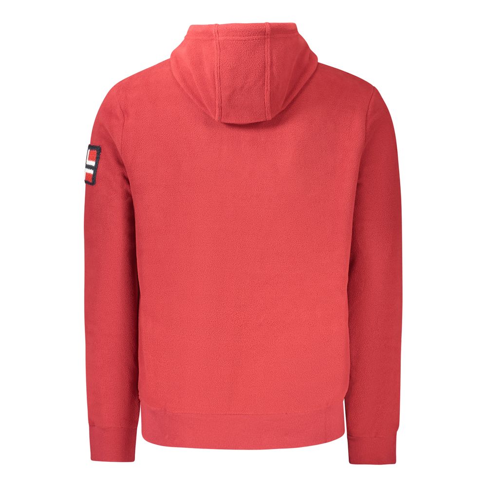 Norway 1963 Red Polyester Men's Hooded Sweatshirt