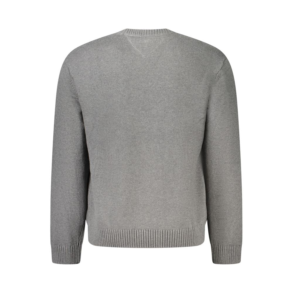 Tommy Hilfiger Gray Cotton Men Sweater