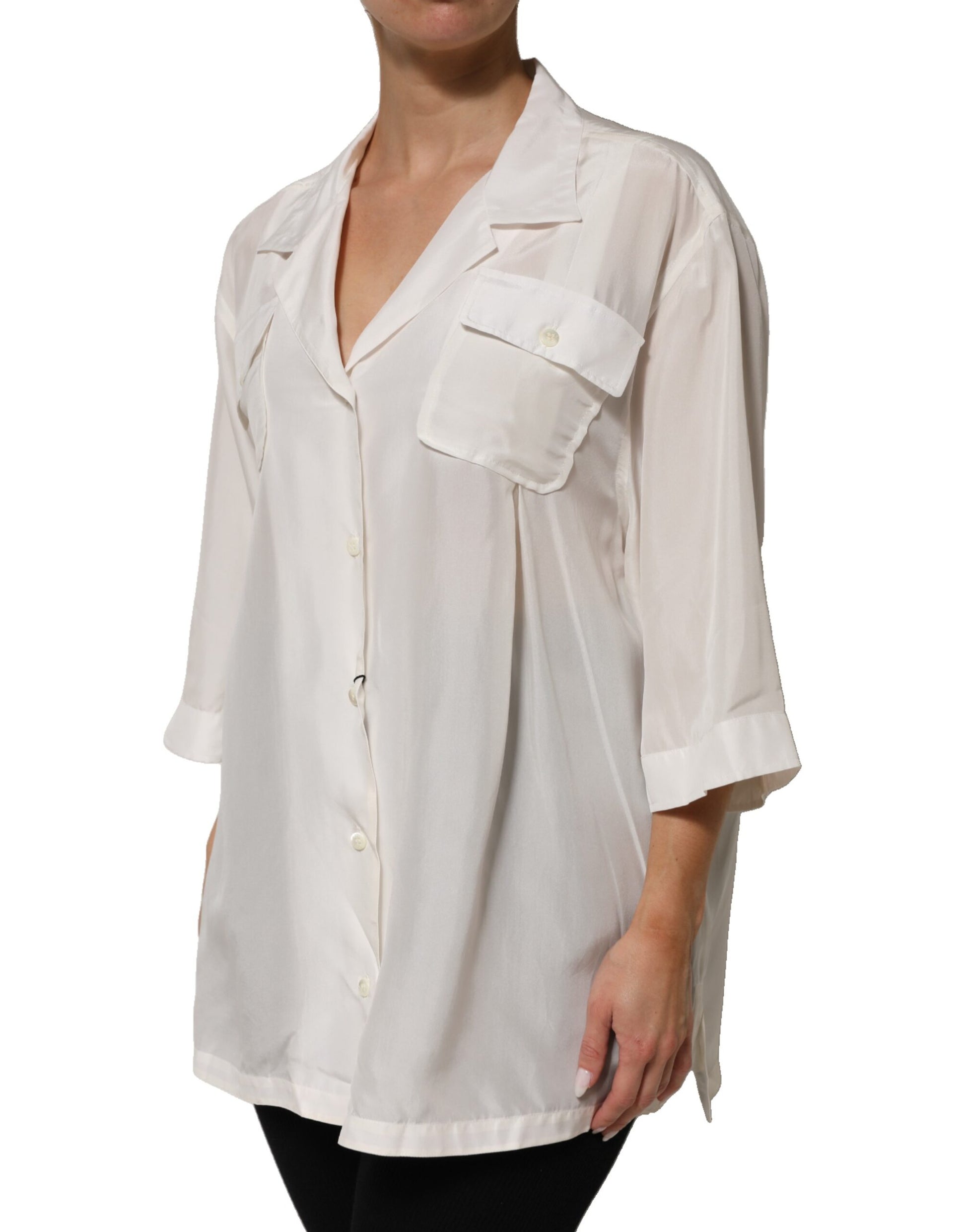 Dolce & Gabbana White Blouse for Women detail view