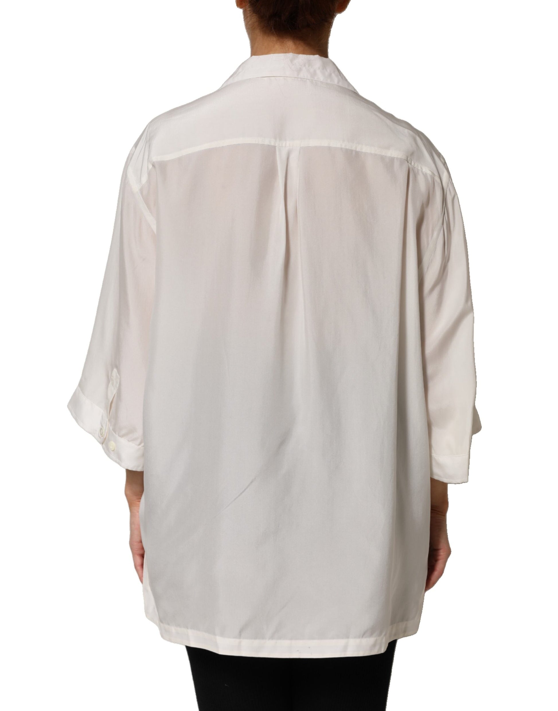 Dolce & Gabbana White Blouse for Women side view