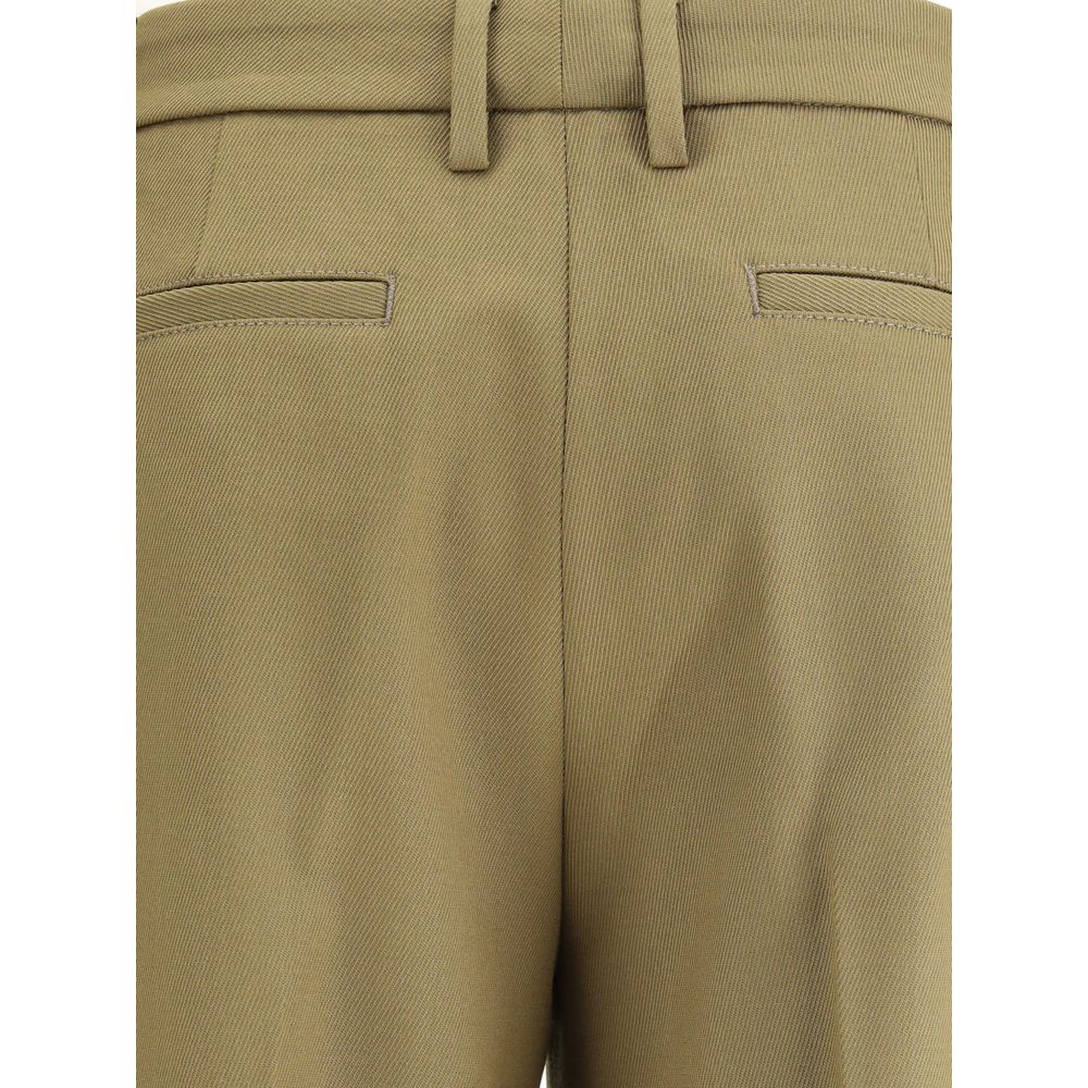 True Royal Multicolor Dress Pants for Women detail view