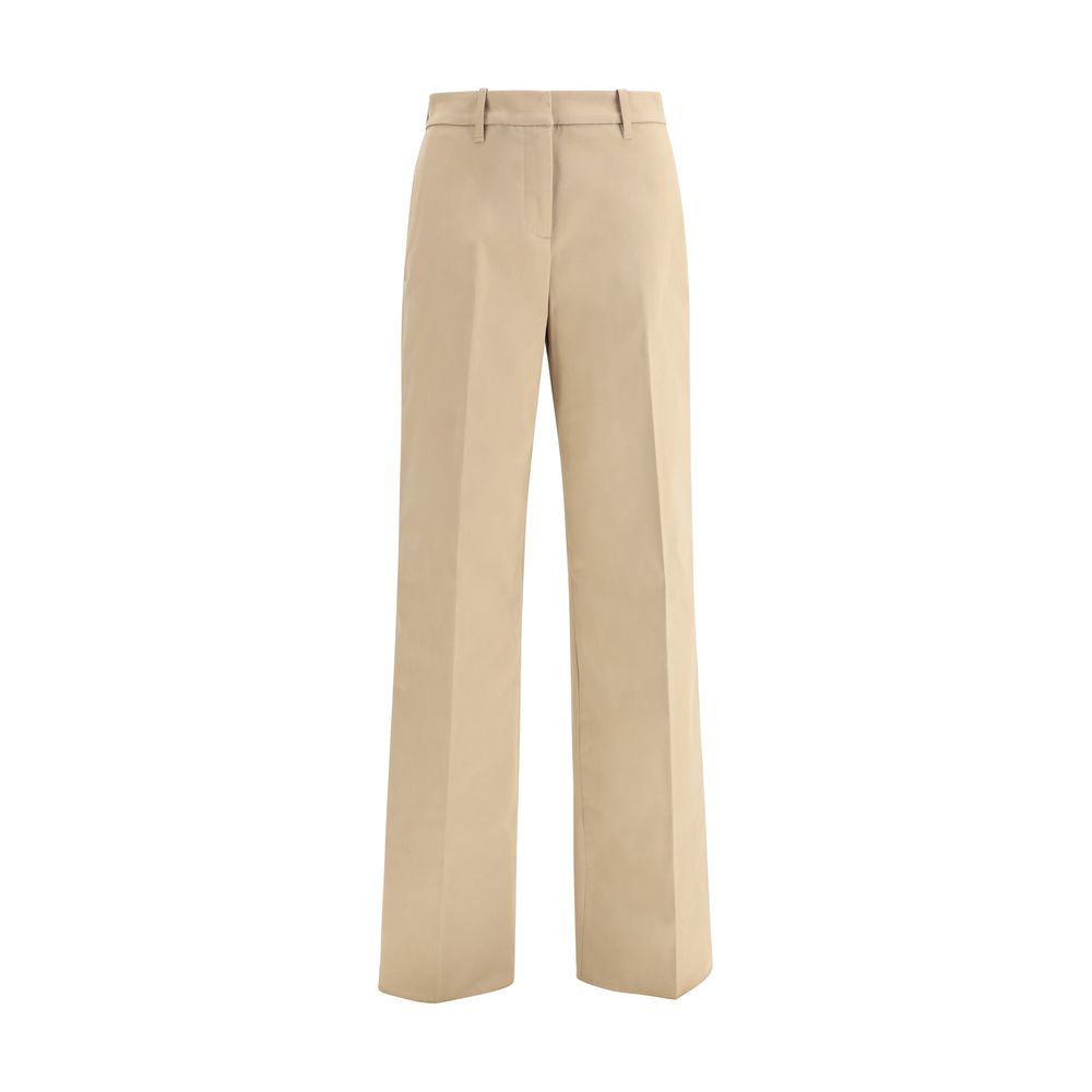 Pantalon décontracté en coton beige True Royal