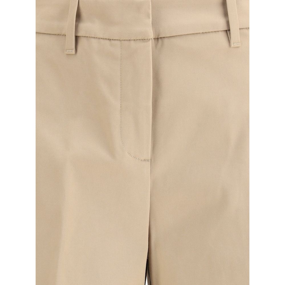 Pantalon décontracté en coton beige True Royal