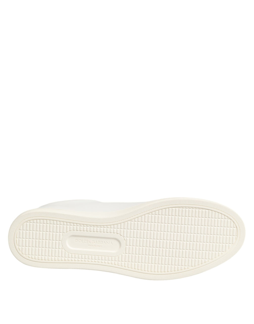 Chaussures basses Dolce & Gabbana en cuir blanc à broderie rose