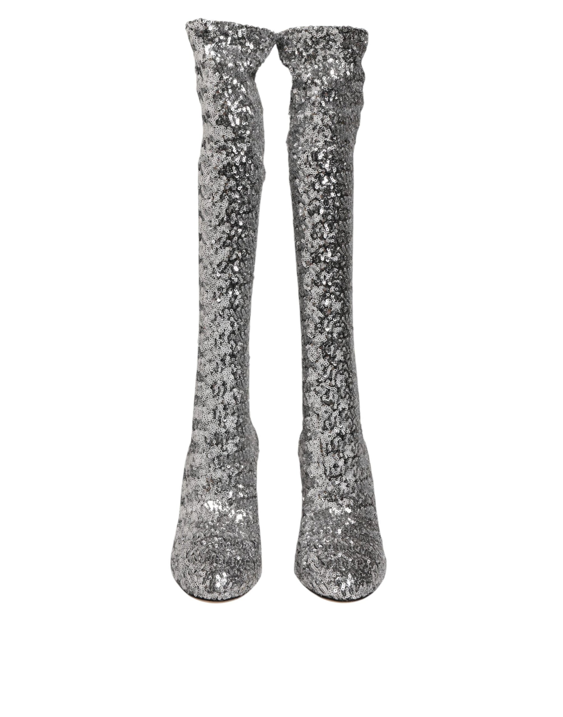 Dolce & Gabbana Silver High Heel for Women detail view