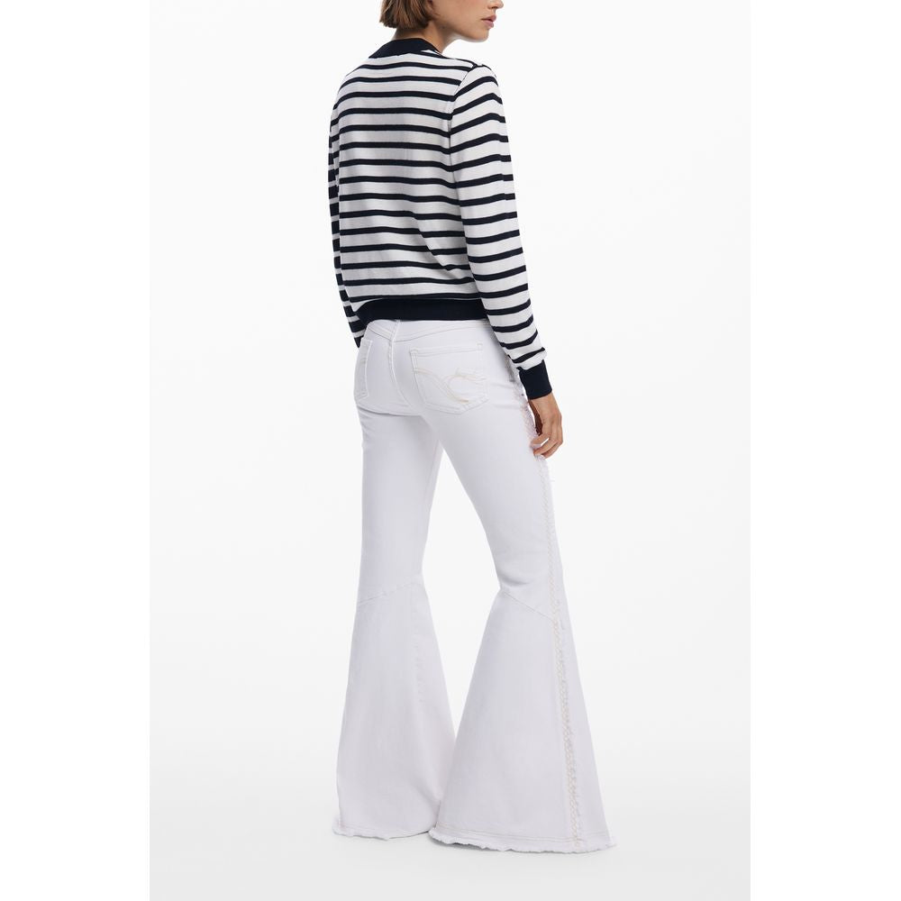 Pull noir en polyester Desigual pour femme