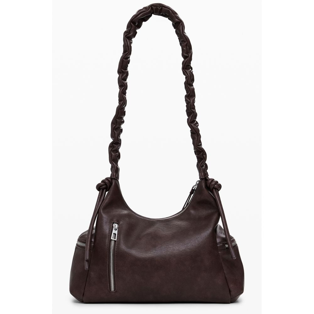 Desigual Brown Polyethylene Women Handbag