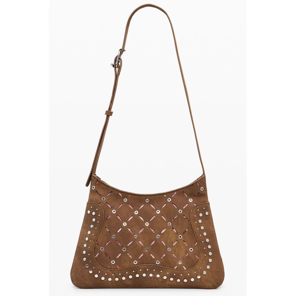 Sac à dos Desigual Marrone en polyuréthane pour femme