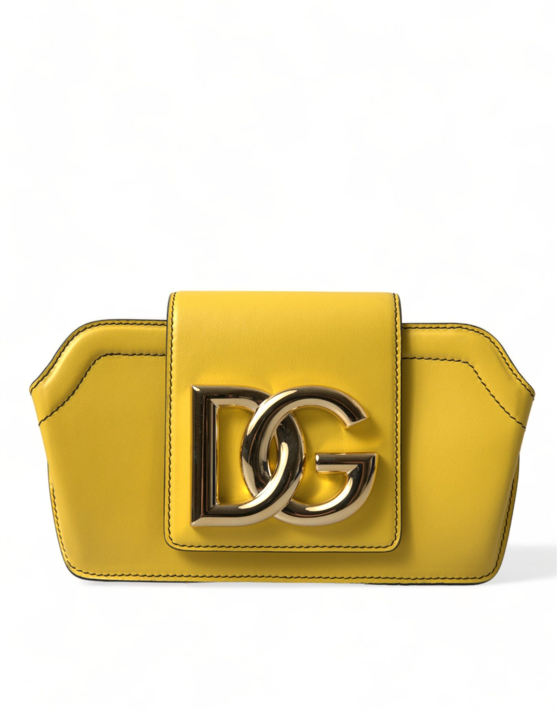 Dolce & Gabbana Yellow Clutch Bag for Women