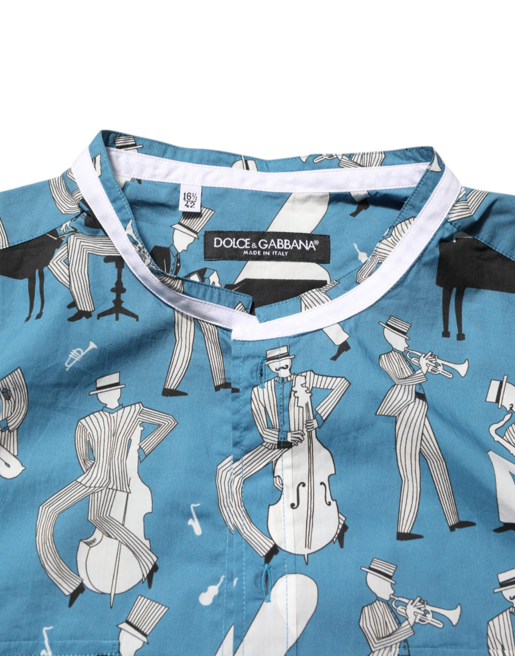 Dolce & Gabbana Blue Dress Shirt for Men additional view