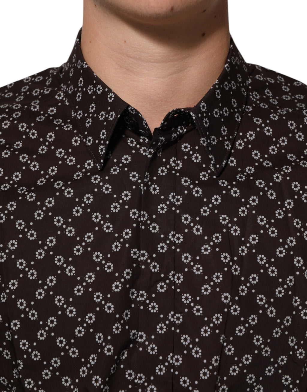 Dolce & Gabbana Brown Dress Shirt for Men additional view