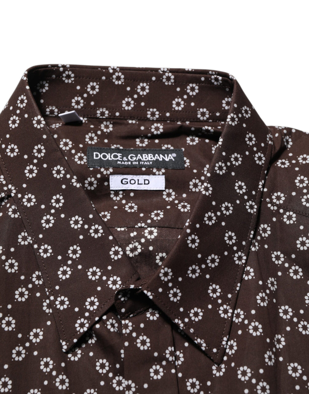 Dolce & Gabbana Brown Dress Shirt for Men additional view