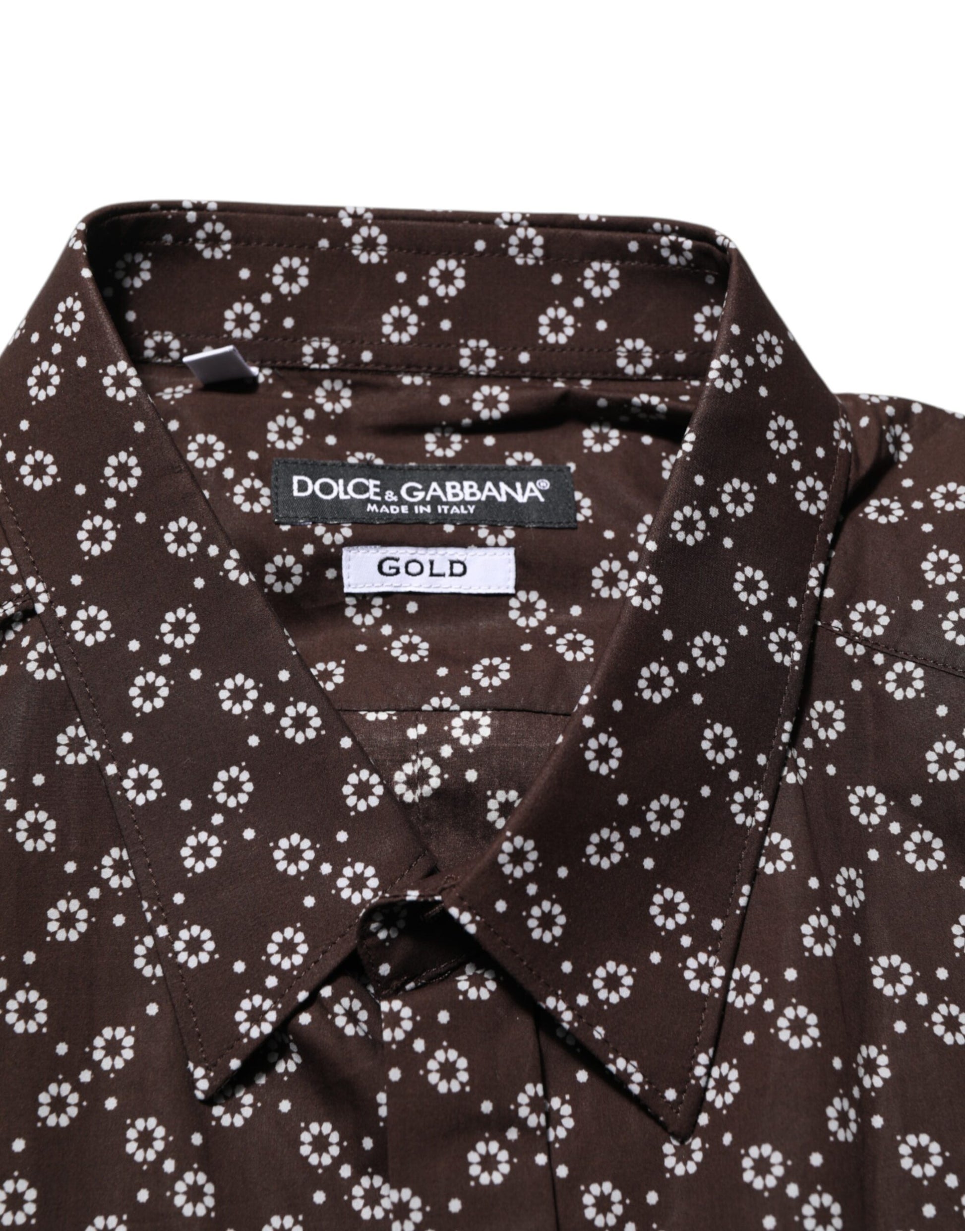 Dolce & Gabbana Brown Dress Shirt for Men additional view