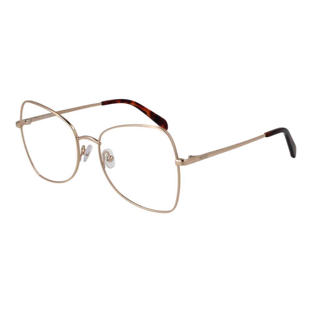 Emilio Pucci Gold Glasses Frames for Women