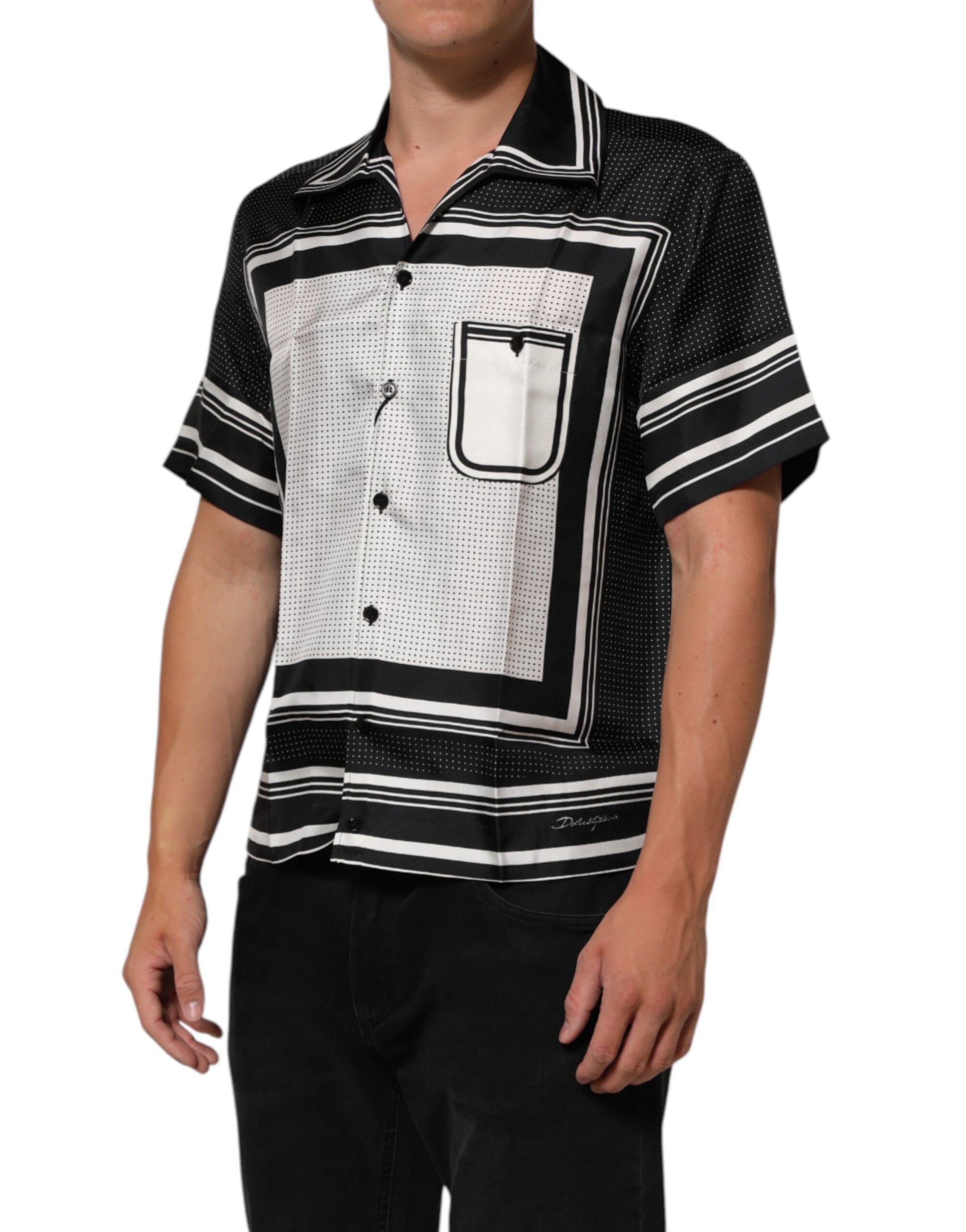 Dolce & Gabbana Black Shirt for Men detail view