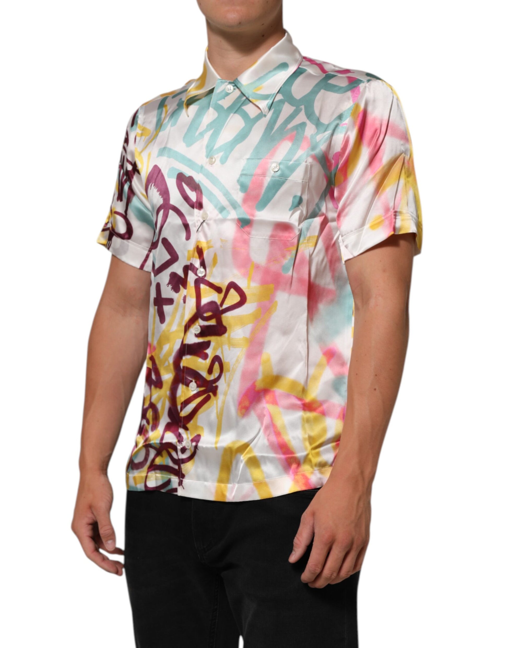 Dolce & Gabbana Multicolor Shirt for Men detail view